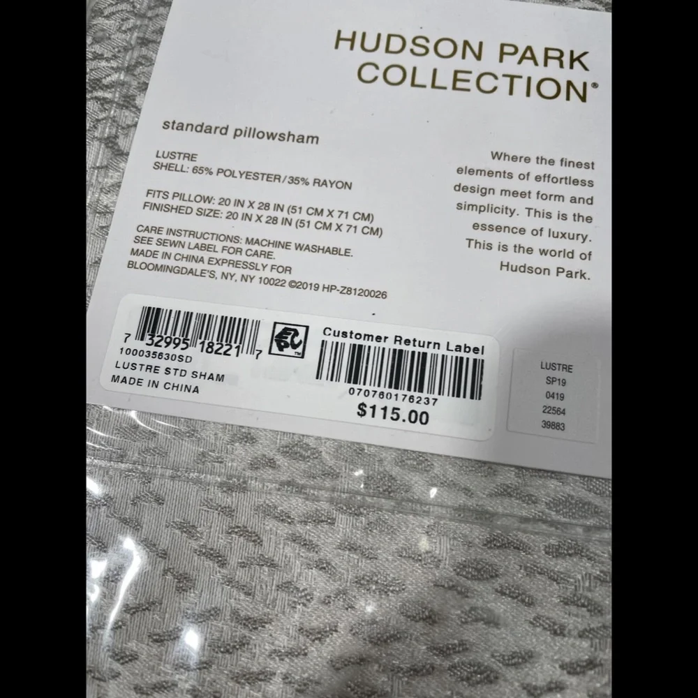 Hudson Park new $115